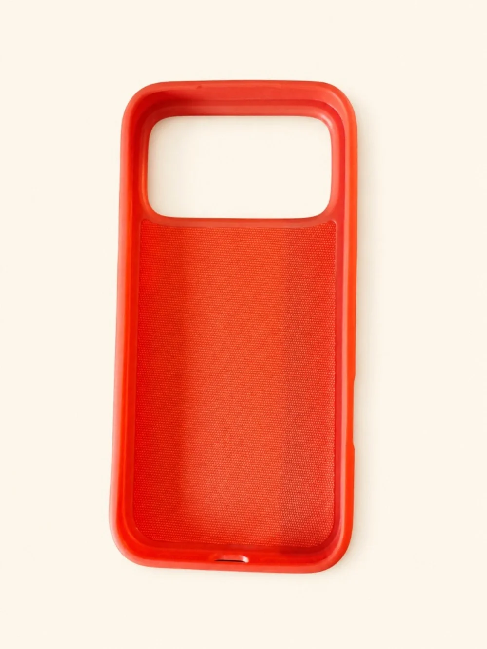 Orange Magnetic Textured Case for iPhone 17 Pro Max